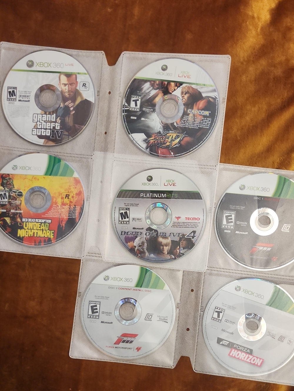 Microsoft Xbox 360 Game Disc Lot
